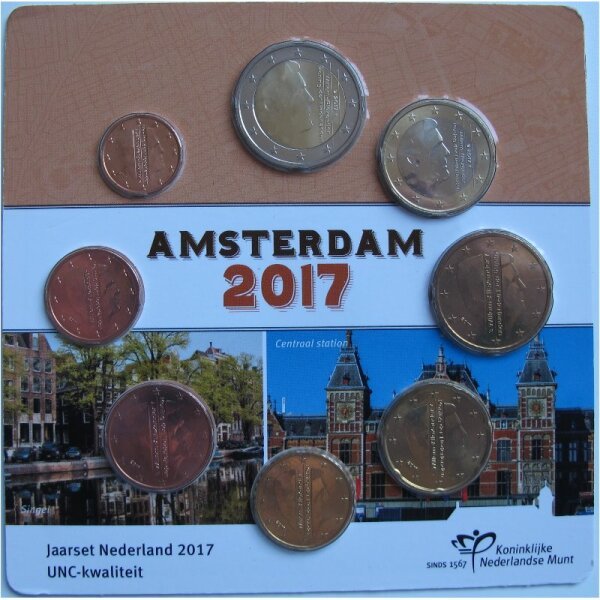Niederlande KMS 2017 Blister 3,88 Euro