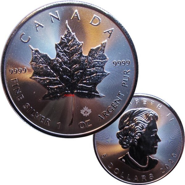 Kanada 1 OZ Maple Leaf 2020 Silber
