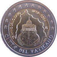 Vatikan 2 Euro 2004 Petersdom / 75 Jahre Vatikanstadt Lose