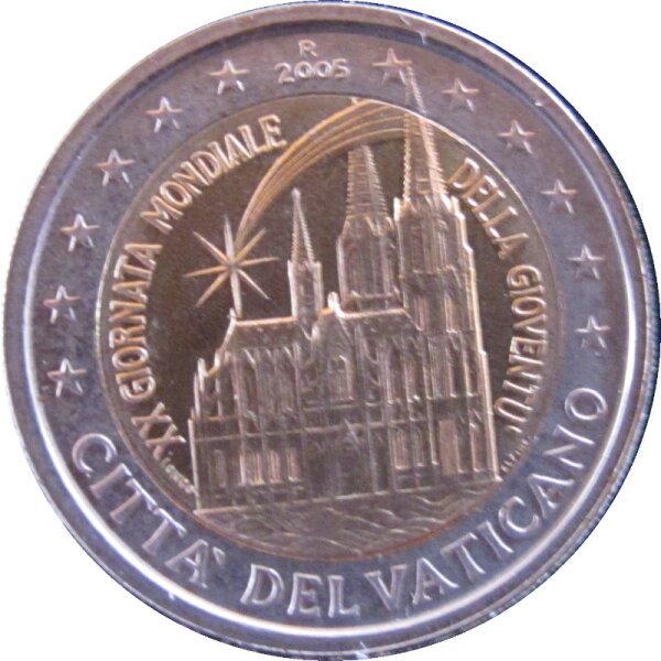 Vatikan 2 Euro 2005 Weltjugendtag Köln Lose