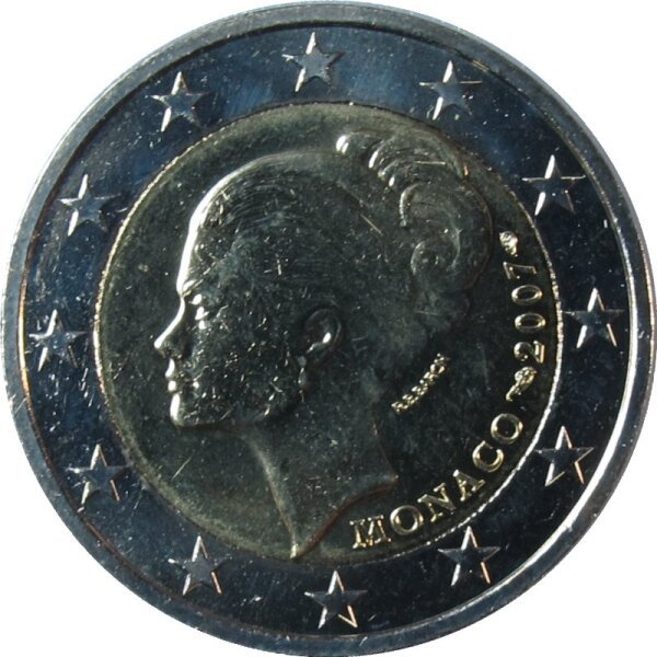 Monaco 2 Euro 2007 Grace Kelly "B"