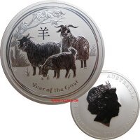 Australien Lunar II. 2015 Ziege 1 OZ Silber