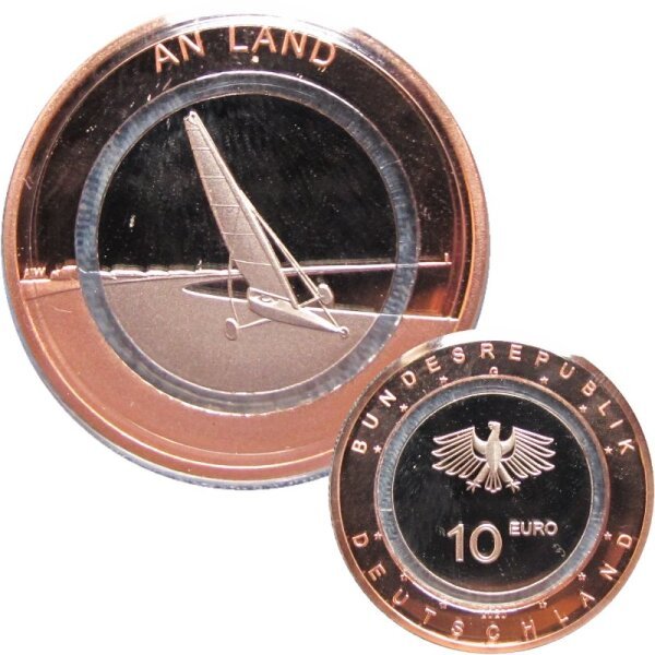 Deutschland 10 Euro 2020 An Land Polymer st J