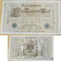 Ro.046 Reichsbanknote 1000 Mark 1910 Grünes Siegel...