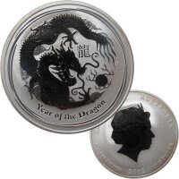 Australien Lunar II. 2012 Drache 1 OZ Silber