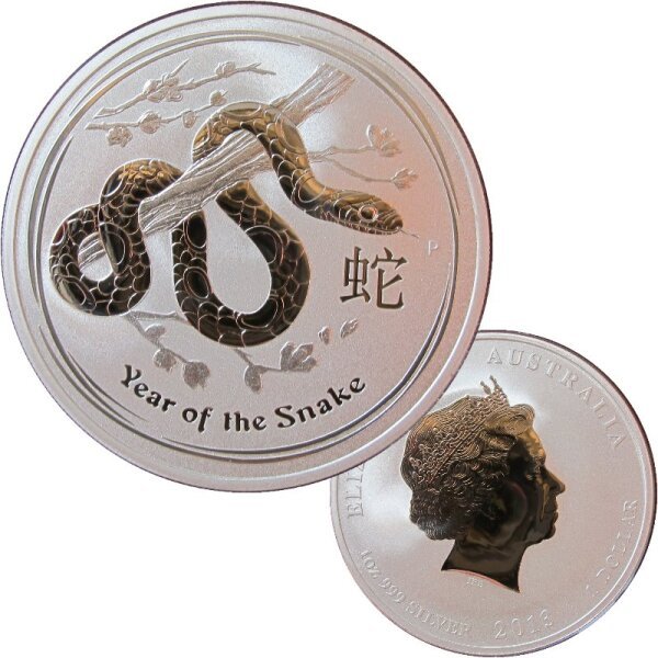 Australien Lunar II. 2013 Schlange 1 OZ Silber