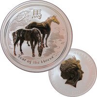 Australien Lunar II. 2014 Pferd 1 OZ Silber