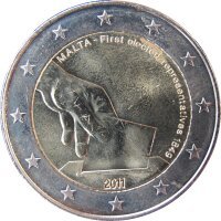 Malta 2 Euro 2011 Verfassungsgeschichte - Wahlen