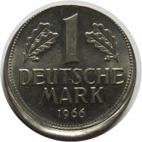 J. 385 - 1 DM 1966 D Fehlprägung