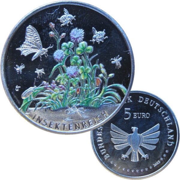 Deutschland 5 Euro 2022 Insektenreich st