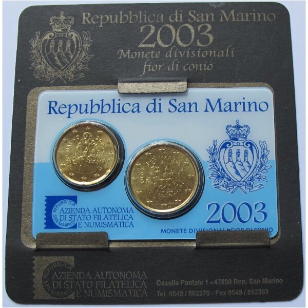 San Marino KMS 2003 Miniset