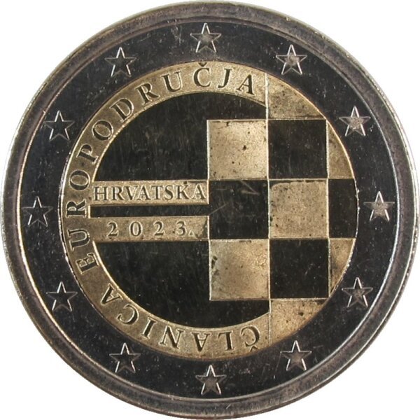 Kroatien 2 Euro 2023 Euroeinführung lose
