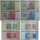 Zimbabwe 4 Banknoten 10 + 20 + 50 + 100 Trillion Dollar 2008 P. 88-91 Simbabwe