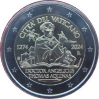 Vatikan 2 Euro 2024 Thomas von Aquin
