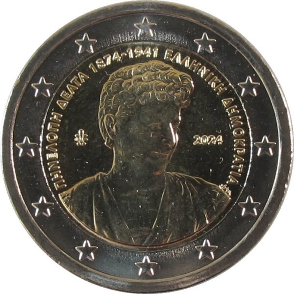 Griechenland 2 Euro 2024 Penelope Delta