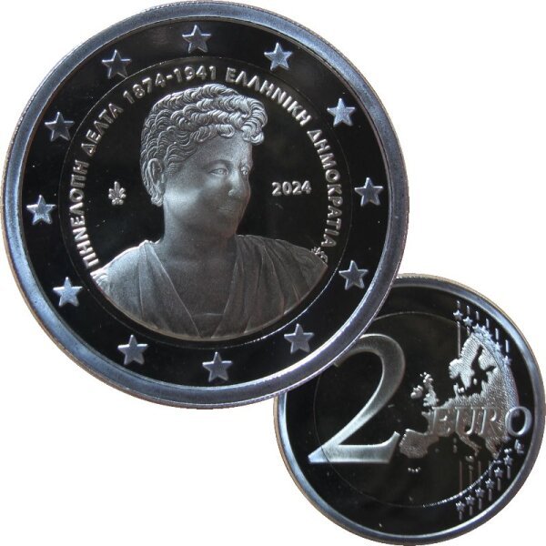 Griechenland 2 Euro 2024 Penelope Delta PP