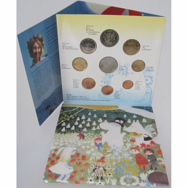 Finnland KMS 2004 Rahasarja II mit 2 Euro GM