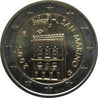 San Marino 2 Euro 2005 lose