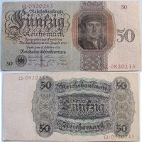 Ro.170 Reichsbanknote 50 Reichsmark 1924 Grab. DEU-176