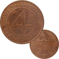J. 315 - 4 Reichspfennig 1932 F Brüning-Taler