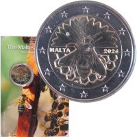 Malta 2 Euro 2024 Honigbiene - Coincard