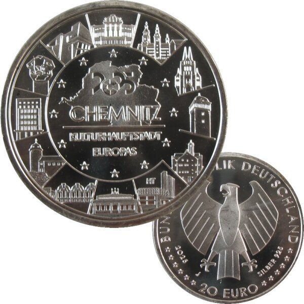 Deutschland 20 Euro 2025 Chemnitz st