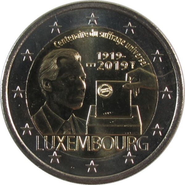 Luxemburg 2 Euro 2019 Wahlrecht Mzz Brücke
