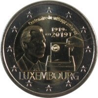 Luxemburg 2 Euro 2019 Wahlrecht Mzz Brücke