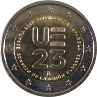 Spanien 2 Euro 2023 EU-Ratspräsidentschaft