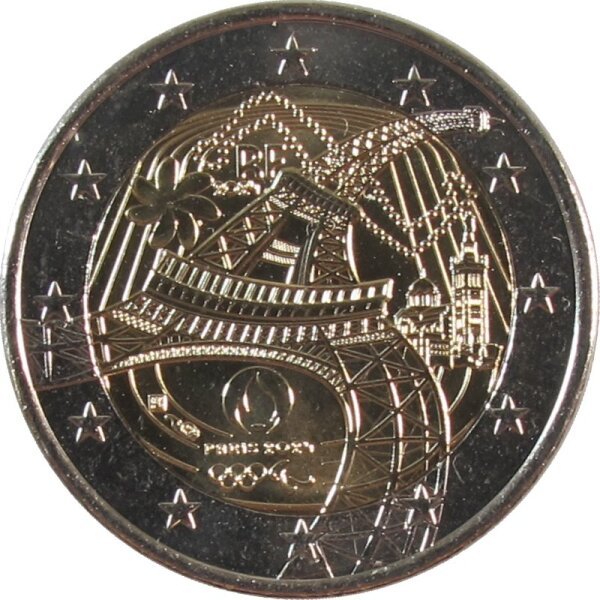 Frankreich 2 Euro 2024 Paralympics / Eifelturm