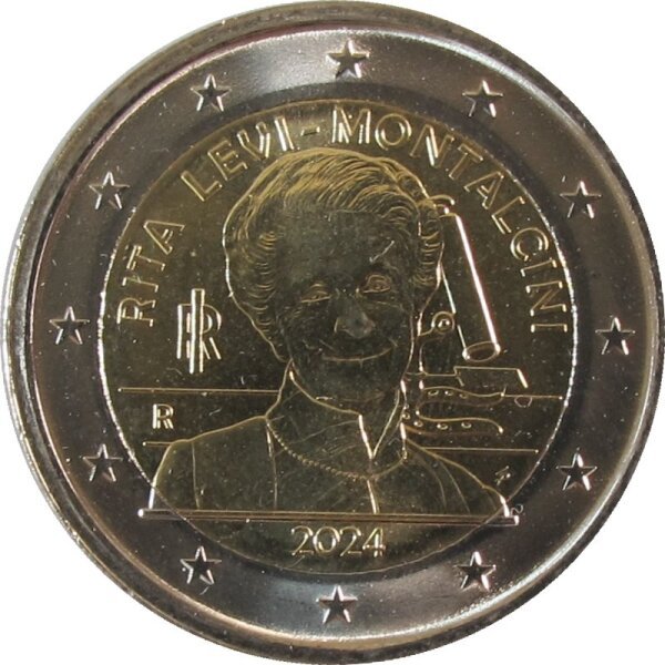 Italien 2 Euro 2024 Rita Levi-Montalcini