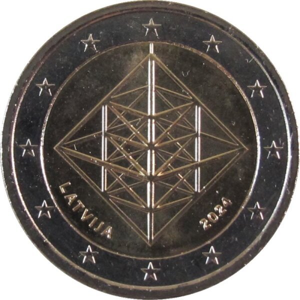 Lettland 2 Euro 2024 Puzuris