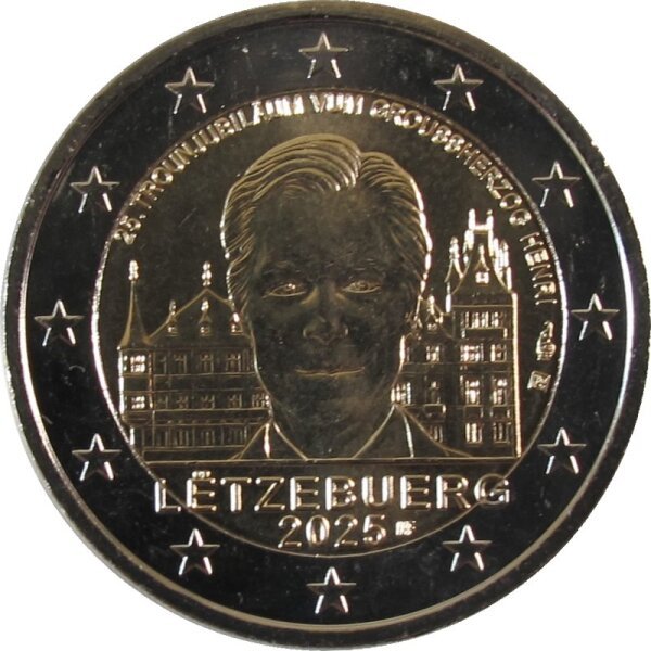 Luxemburg 2 Euro 2025 Henri