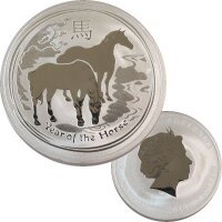 Australien Lunar II. 2014 Pferd 2 OZ Silber