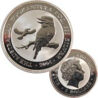 Australien 2 OZ Kookaburra 2004 Silber