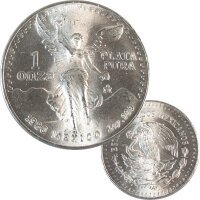Mexiko Libertad 1986 Silber 1 OZ Siegesgöttin