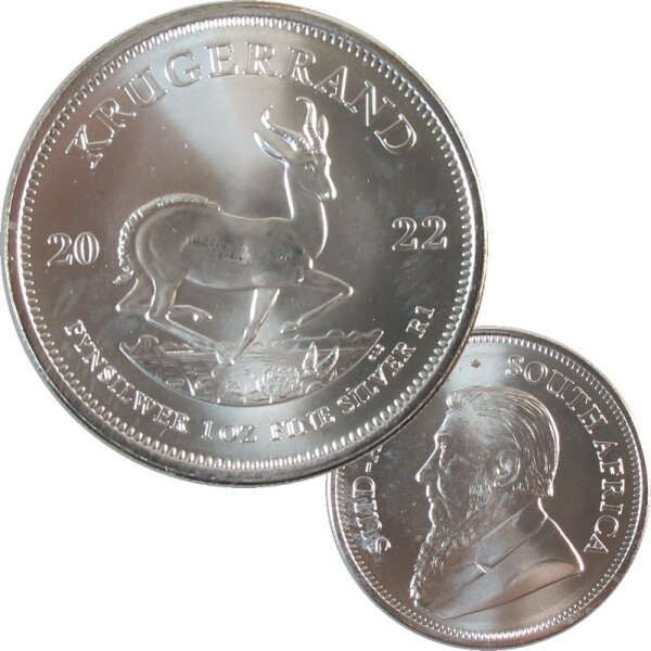 Südafrika 1 OZ Krügerrand 2022 Silber