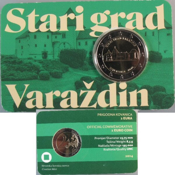 Kroatien 2 Euro 2024 Varazdin CC