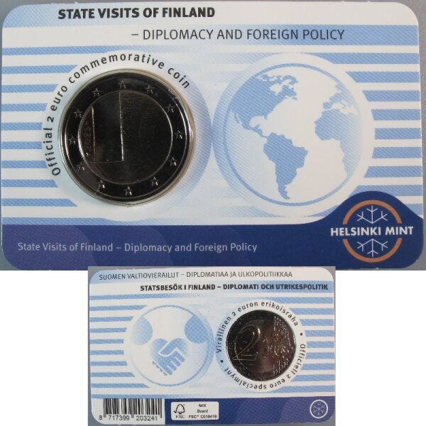 Finnland 2 Euro 2025 Diplomatie CC