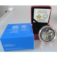 Kanada 20 Dollars 2015 UNESCO Buffalo / Panda 1 OZ Silber...