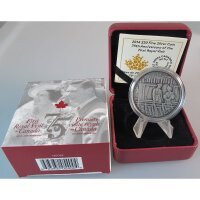 Kanada 20 Dollars 2014 First Royal Visit 1 OZ Silber...