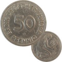 J. 379 - 50 Pfennig 1950 G Bank deutscher Länder