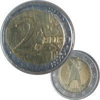Deutschland 2 Euro 2014 D Umlaufmünze...