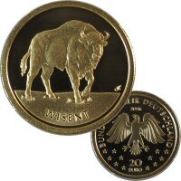 Deutschland 20 Euro Gold 2026 Wisent F